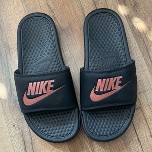 Nike slip on Sandles